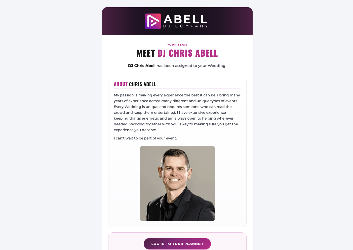 DJ Event Planner Advanced Email Template Pack screenshot 3