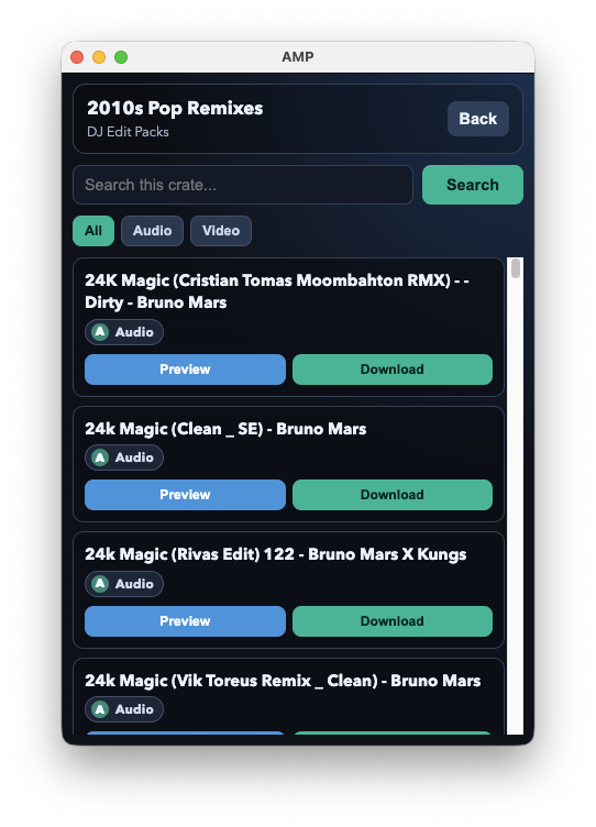 AMP Music Pro (Music Pool) screenshot 2