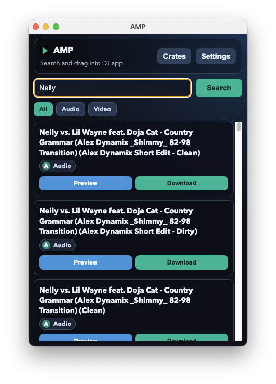 AMP Music Pro (Music Pool) screenshot 1