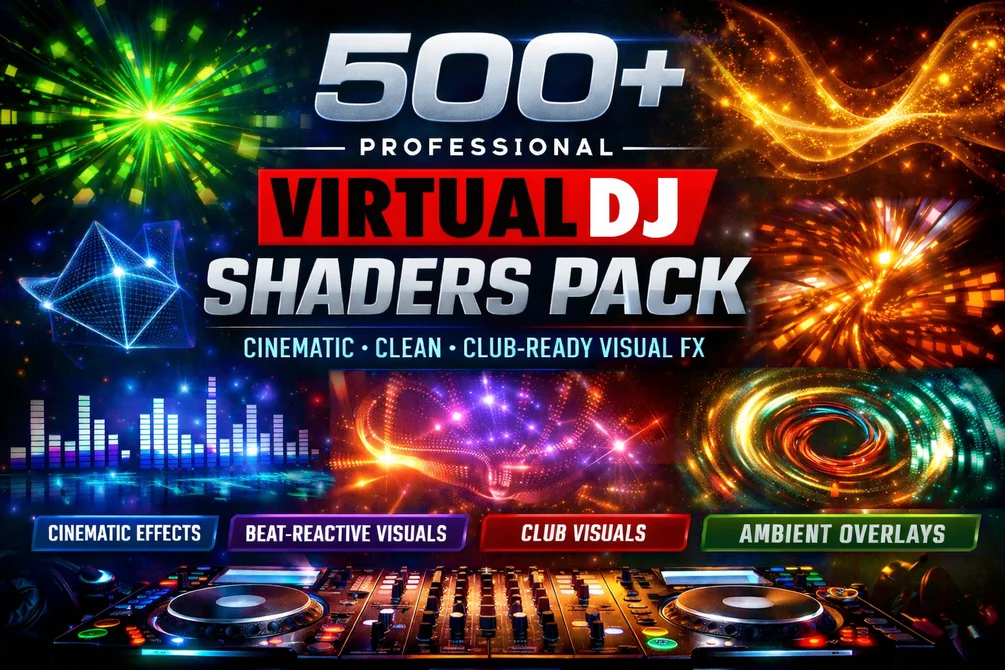 Virtual DJ 500+ VirtualDJ Shaders Pack